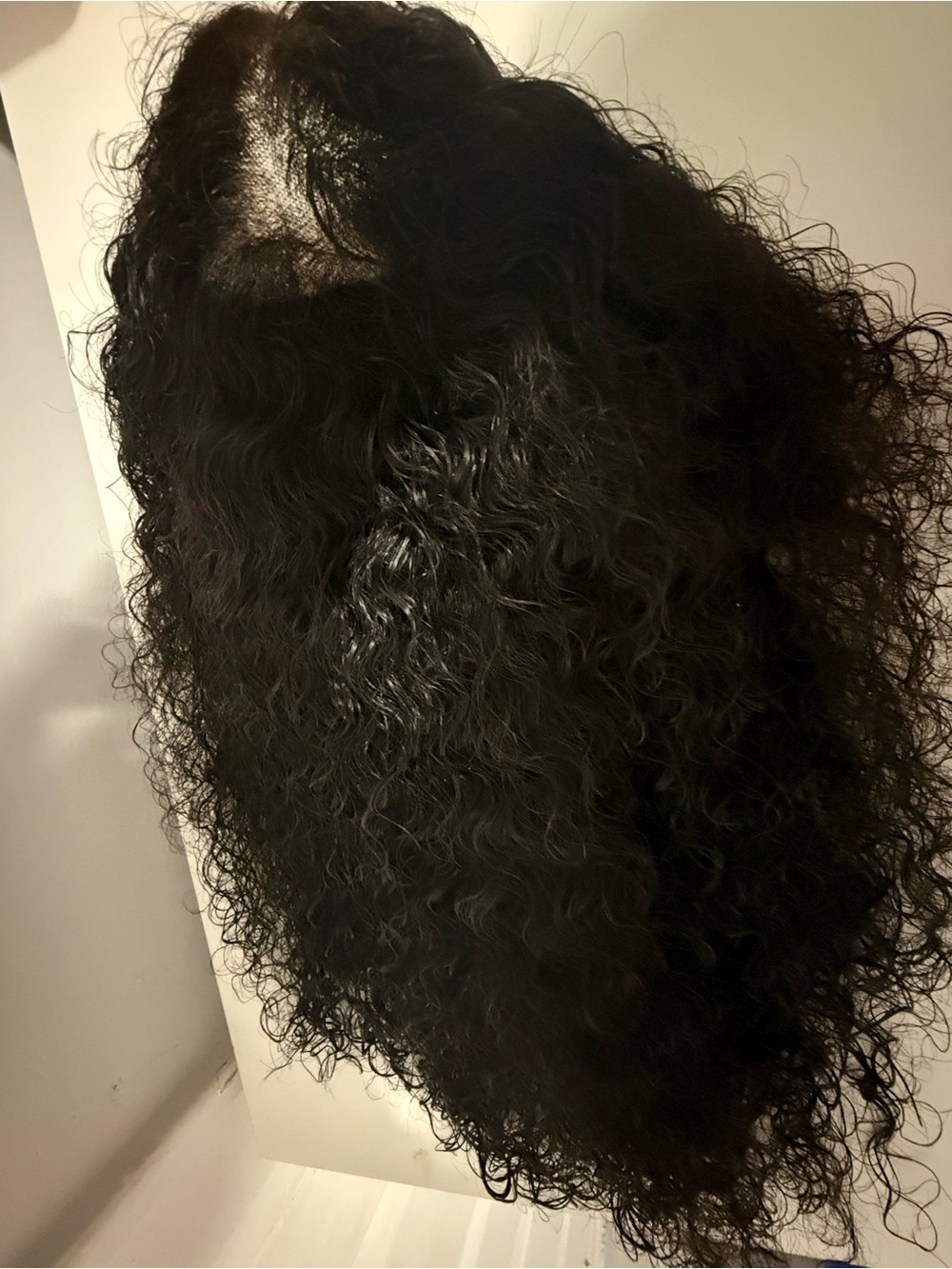 Black Curly Lace Front Wig - Premium Natural Look